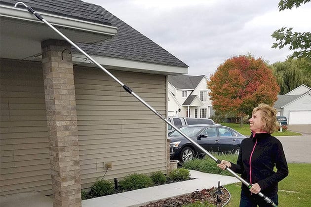 How To Clean Gutters Without a Ladder